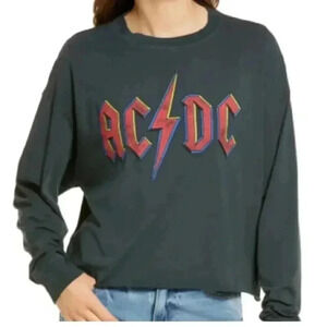 NEW Daydreamer AC/DC Longsleeve Graphic Band Tee size Large